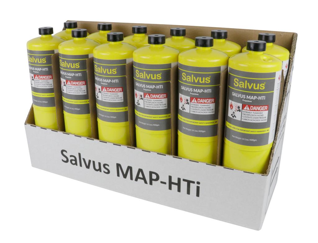 SALVUS MAP-HTi GAS CYLINDER 400g -MIN QTY 12-
