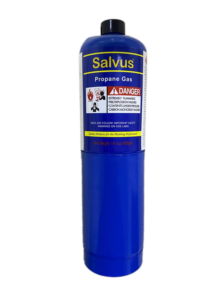 SALVUS PROPANE GAS CYLINDER 400g -MIN QTY 12-