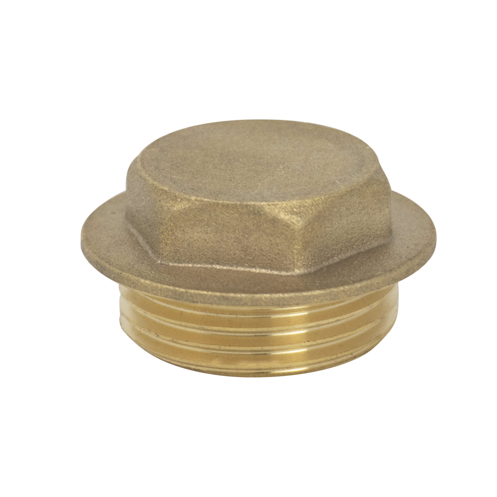 3" BRASS FLANGE PLUG