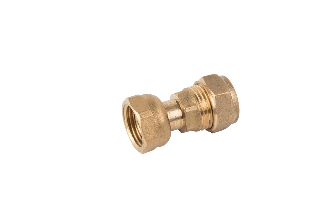 COMPRESSION 15mm x 1/2" STRAIGHT TAP CONNECTOR