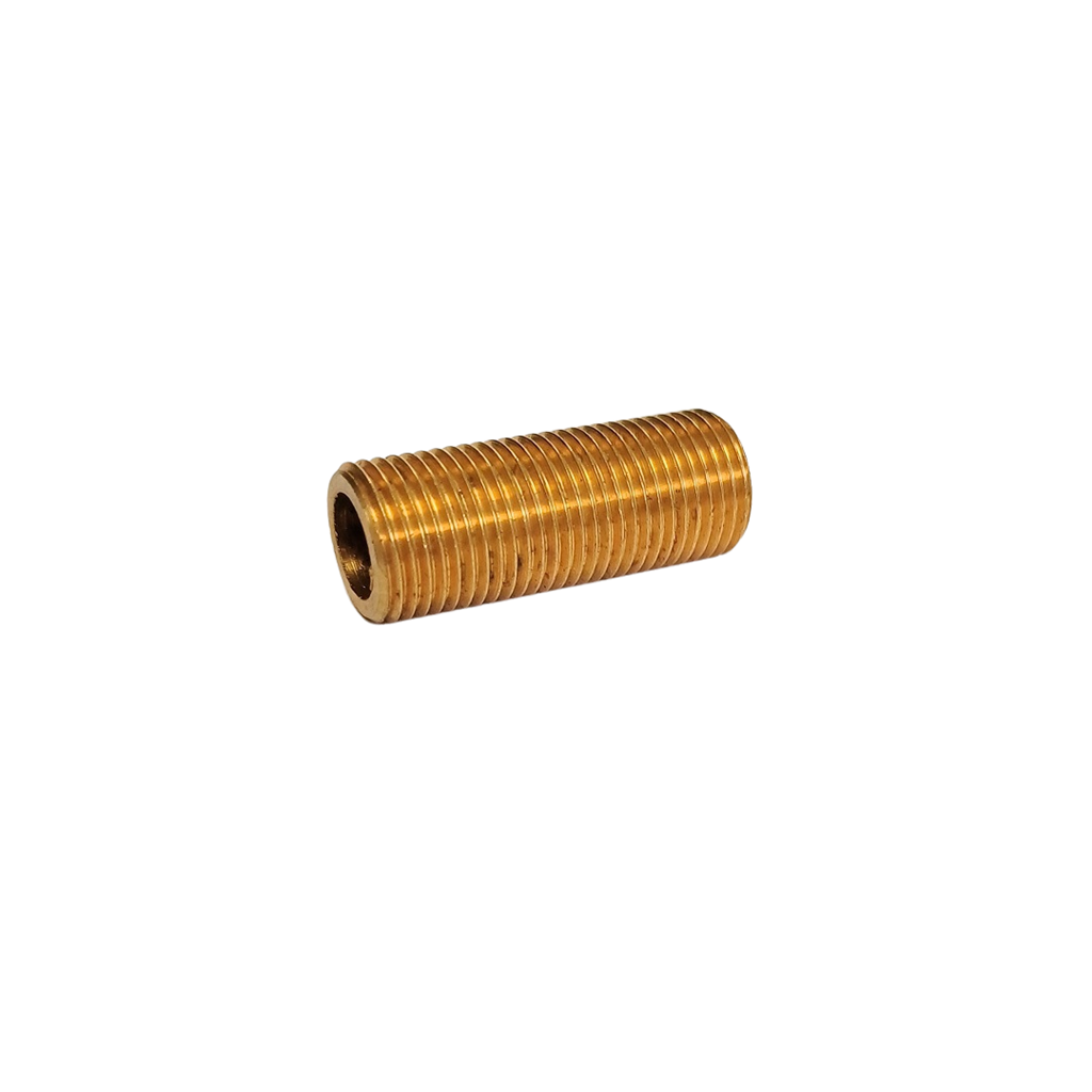 THREADED BRASS 1/8" PARALLEL NIPPLE