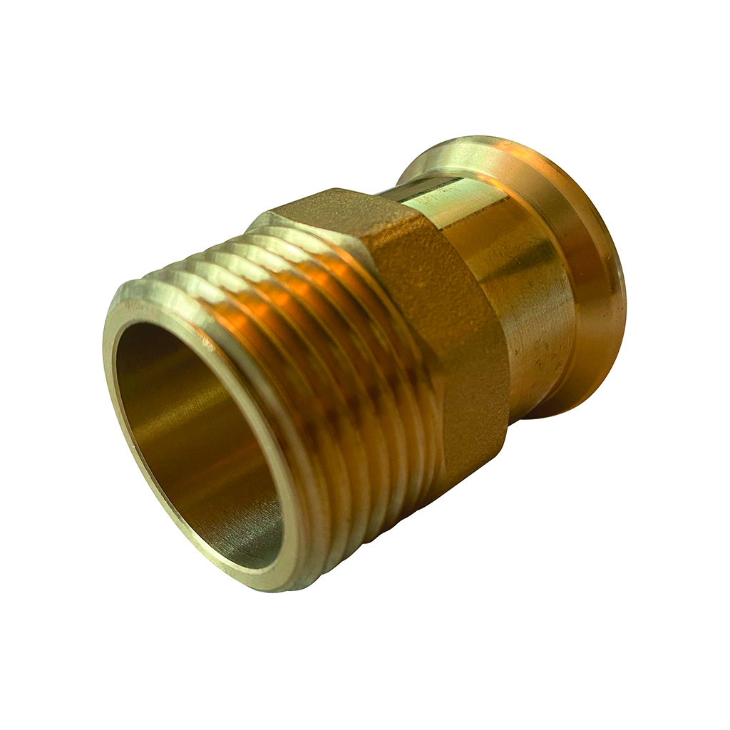 PRESSFIT GAS 15mm x 1/2" MALE ADAPTOR