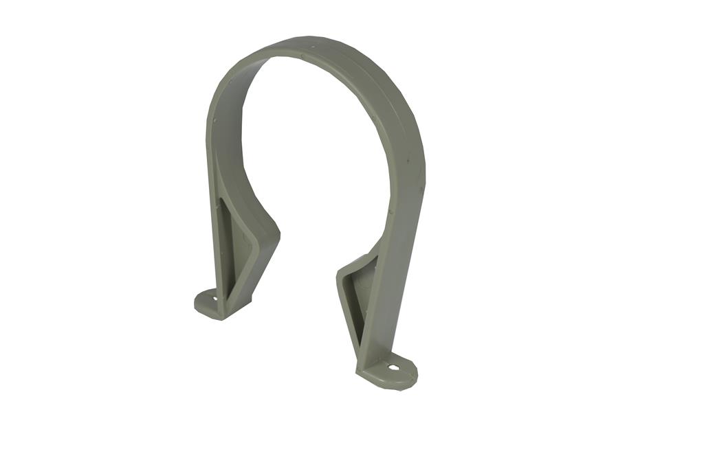SOIL SOLVENT WELD 110MM PIPE CLIP OLIVE GREY