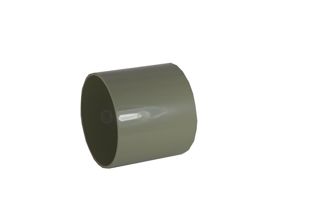 SOIL SOLVENT WELD 110MM DOUBLE SOCKET SLIP COUPLER GREY