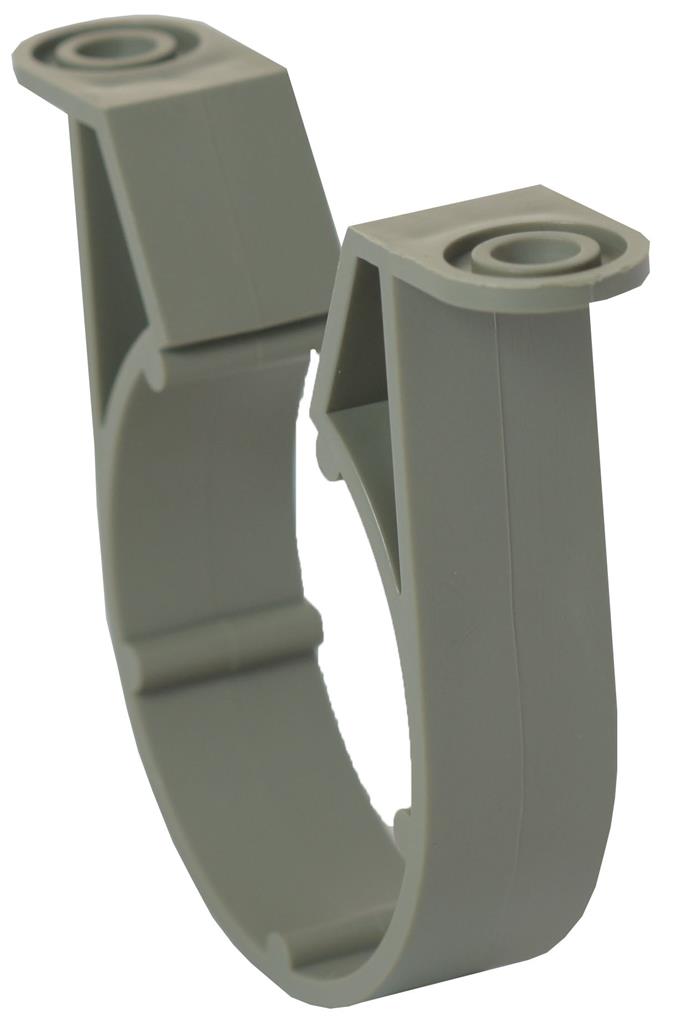WASTE SOLVENT WELD 40mm PIPE CLIP OLIVE GREY