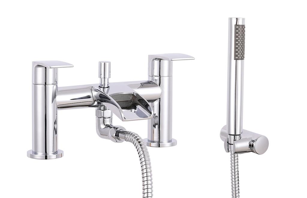 CRESSIDA DECK MOUNTED BATH & SHOWER MIXER SET