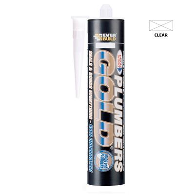EVERBUILD PLUMBERS GOLD CLEAR SEALANT