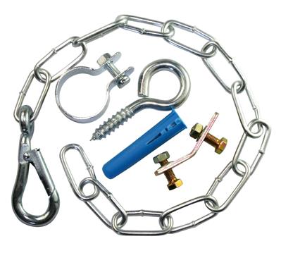 GAS COOKER STABILITY CHAIN SNAP & SHACKLE/EYE 13"