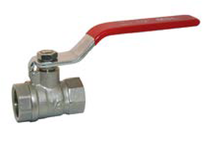 3/4" LEVER BALL VALVE RED