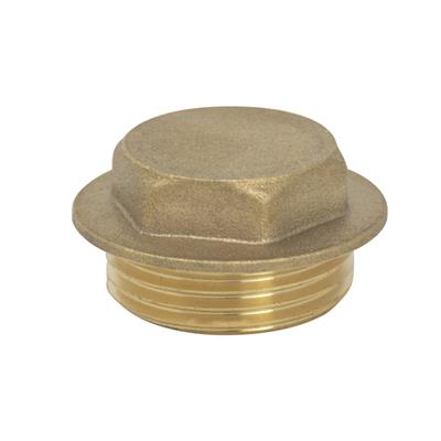 3" BRASS FLANGE PLUG