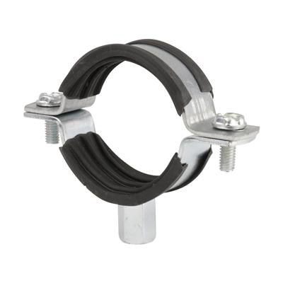 Rubber Lined Clip 200mm (200mm-212mm) Galvanised Steel