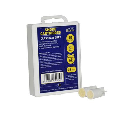 CLASSIC 3g WHITE SMOKE CARTRIDGES, RESEALABLE PACK OF 10