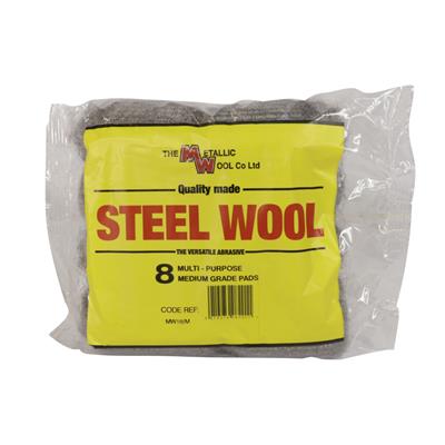 STEEL WOOL 8 x 20g PAD PACK