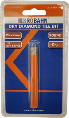 DRY DIAMOND TILE BIT - 10MM