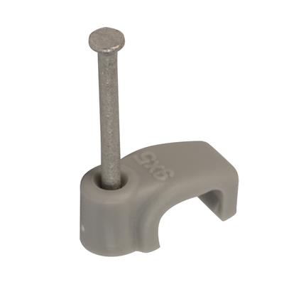 FMP 1.0mm CABLE CLIP FLAT TWIN & EARTH GREY