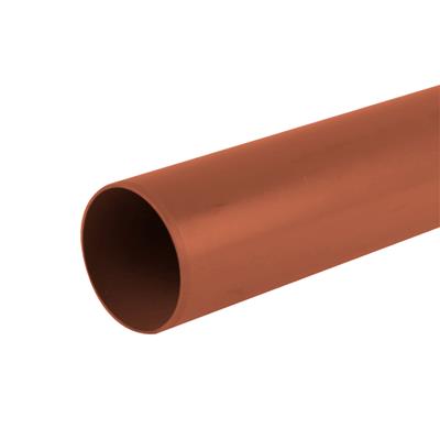 UNDERGROUND 110MM x 3M SINGLE SOCKET PIPE -Min Qty 2-