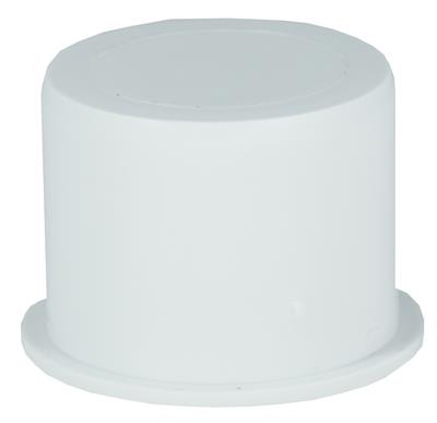 WASTE PUSH FIT 40mm SOCKET PLUG WHITE