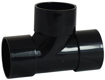 WASTE SOLVENT WELD 32mm 90 DEGREE TEE BLACK