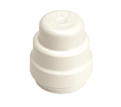 SPEEDFIT 15mm STOP END WHITE