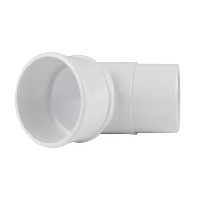 ROUND DOWNPIPE OFFSET BEND WHITE