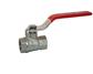 1/2" LEVER BALL VALVE RED