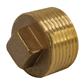 3/4" BRASS SQUARE HEAD PLUG