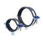 108MM-114MM RUBBER LINED CLIPS WITH BLUE LOCK