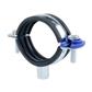 108MM-114MM RUBBER LINED CLIPS WITH BLUE LOCK