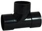 WASTE SOLVENT WELD 32mm 90 DEGREE TEE BLACK