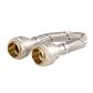15mm x 15mm x 300mm PUSH FIT METAL FLEXIBLE TAP CONNECTOR