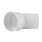 ROUND DOWNPIPE OFFSET BEND WHITE